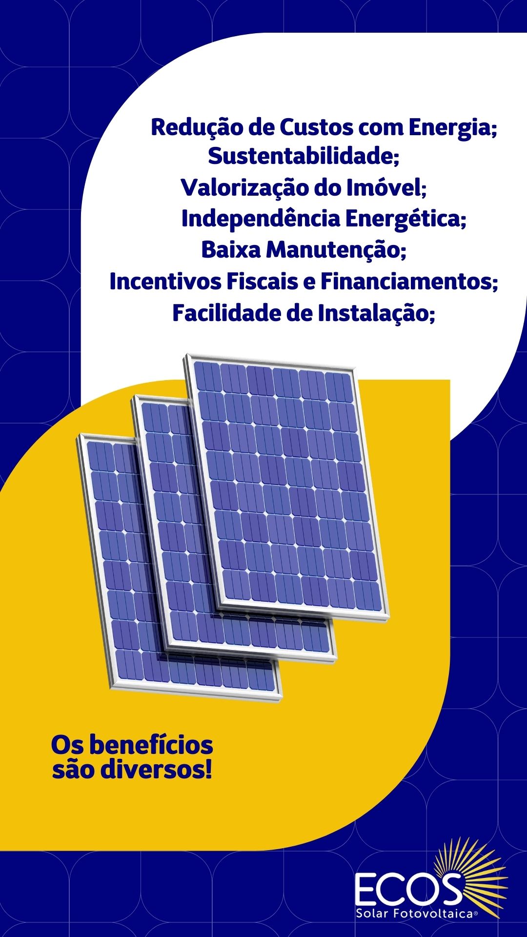 Benefícios da energia solar: economia, sustentabilidade e valorização do imóvel
